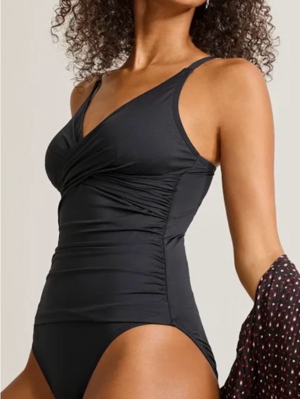 Tommy Bahama Women's Pearl Cross Front One-Piece